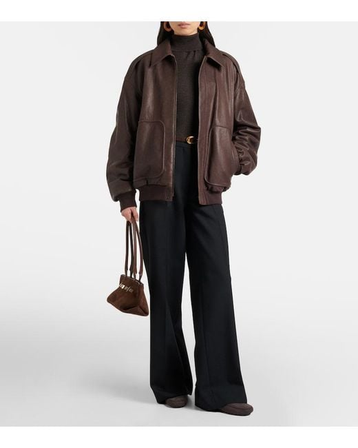 Tod's Brown Gommino Suede Loafers