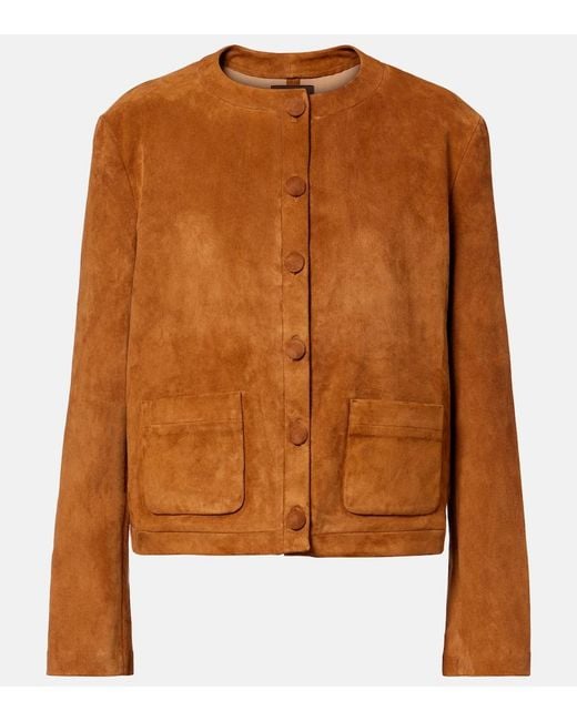 Stouls Brown Gabrielle Suede Jacket