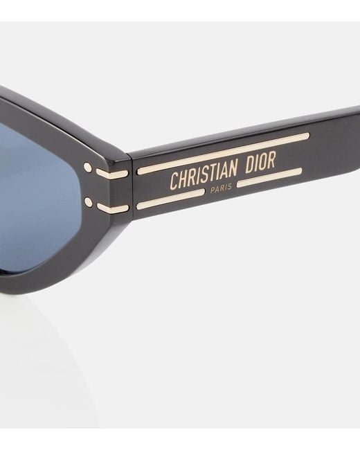 Dior Blue Diorsignature B2u Cat-eye Sunglasses
