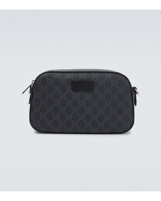 Gucci GG Supreme Canvas Camera Bag in Black for Men | Lyst Australia