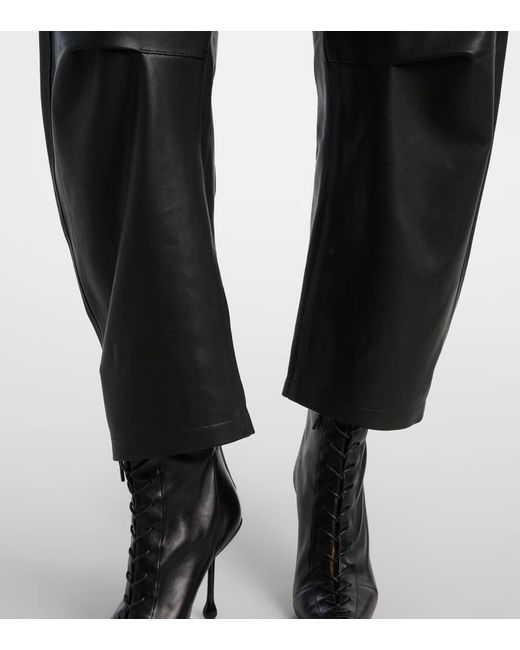 Shon Leather Pant Black