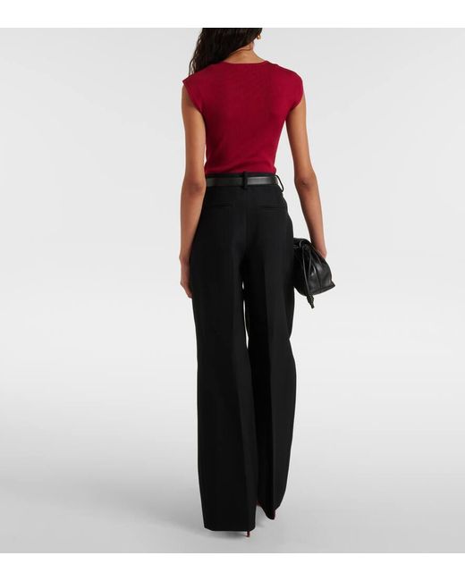Jonathan Simkhai Red Barbara Bodysuit