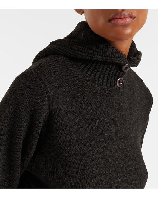 Jersey Con Capucha Lemaire de color Black