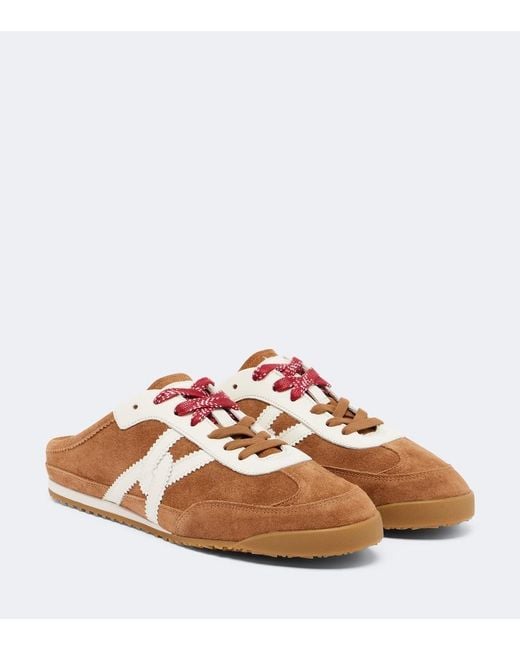Veronica Beard Brown Nicoline Suede Mules