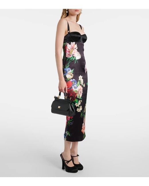 Dolce & Gabbana Black Kleine Sicily Handtasche