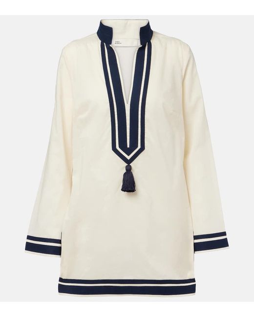 Tunica di Tory Burch in Natural