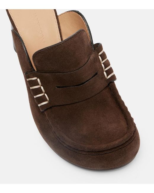 J.W. Anderson Brown 75 Suede Mules