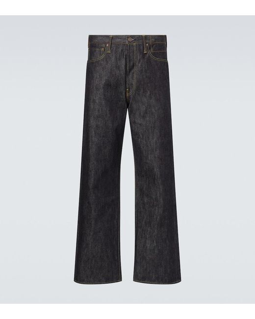 Visvim Gray Social Sculpture 01 Straight Jeans for men