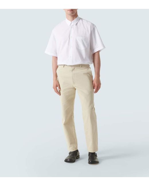Camicia in cotone di Comme des Garçons in White da Uomo