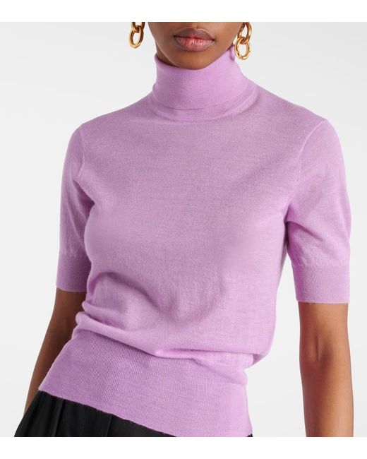 Joseph Purple Cashair Cashmere Sweater
