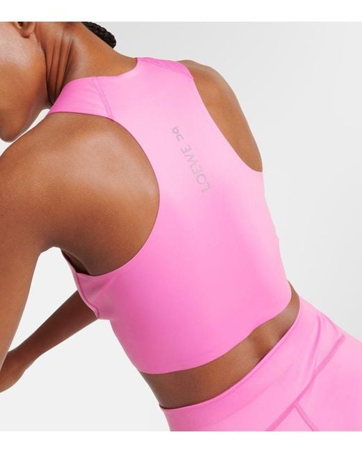 【LOEWE】 x On sports bra x On sports bra in white - Loewe | Mytheresa
