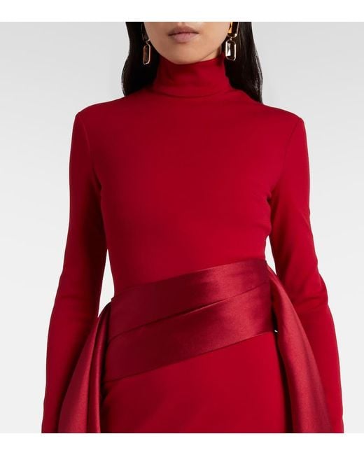 Robe Longue Olivia Solace London en coloris Red