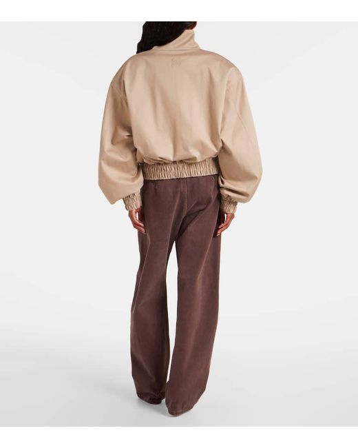 Magda Butrym Natural Bomberjacke Aus Wolle Und Seide