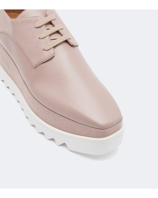 Stella McCartney Pink Elyse Embellished Platform Sneakers