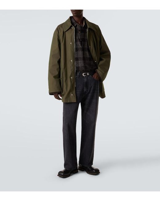 Our Legacy Green Hunter Cotton-Blend Canvas Jacket for men