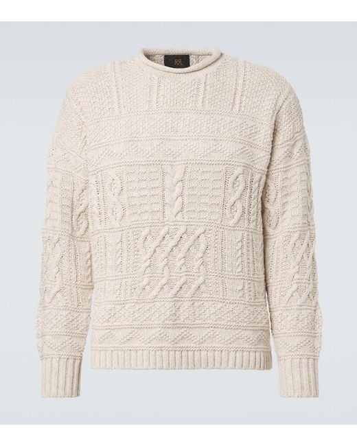 Pullover di RRL in Natural da Uomo