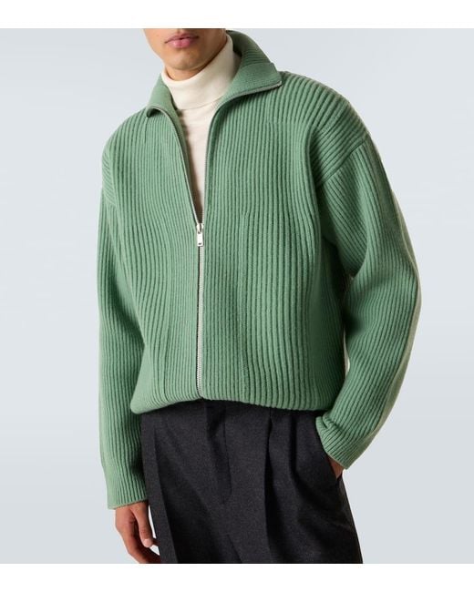 Jil Sander Jacke Aus Wolle in Green für Herren