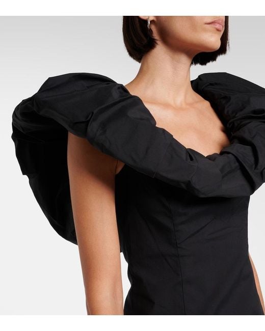 Sir Black Jones Ruffled Cotton-Blend Minidress