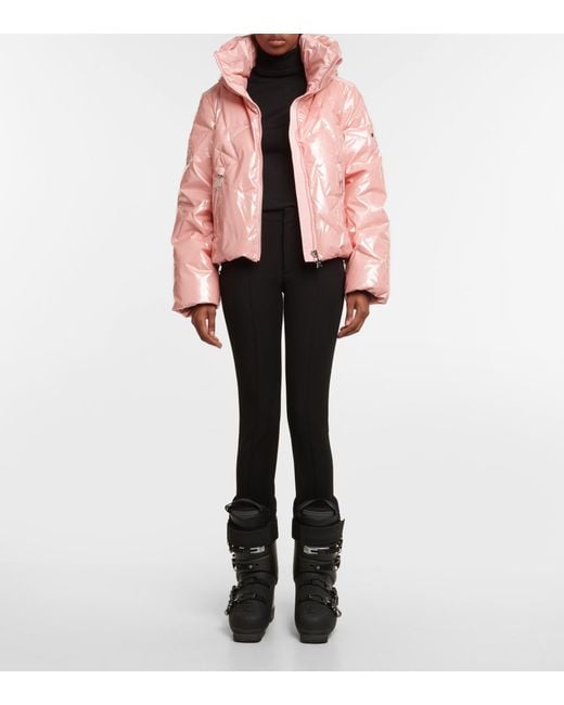 Goldbergh Glamstar Down Ski Jacket in Pink 