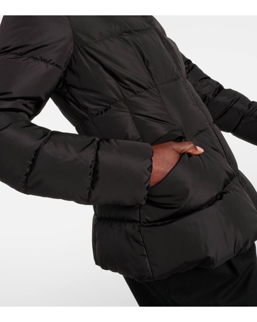 Moncler Black Hooded Down Jacket