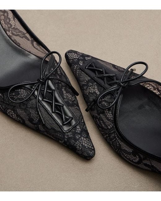 Jimmy Choo Black Scarlett Lace Pumps