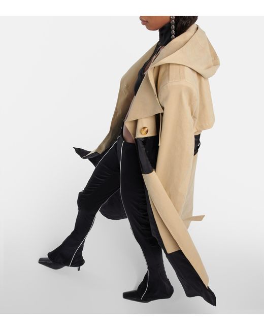 DIDU Deconstructed Trench Coat in Natural | Lyst