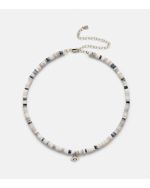 Sydney Evan Metallic 14Kt Beaded Choker