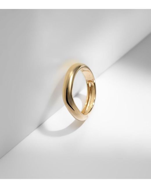 STONE AND STRAND White Bold Merge 14Kt Ring