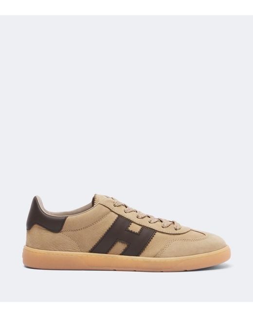 Hogan Natural H647 Leather Sneakers