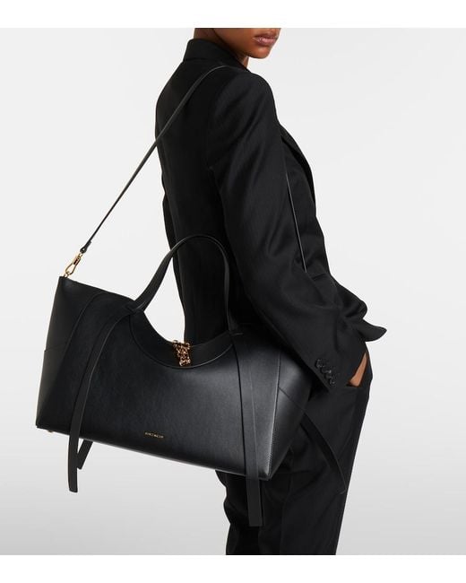 Givenchy Black The Snatch Large Leather Tote Bag