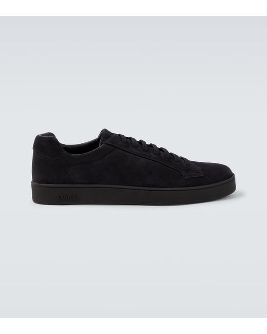 Church's Black Ludlow Suede Sneakers for men
