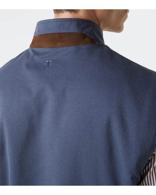 Tod's Blue Technical Vest for men
