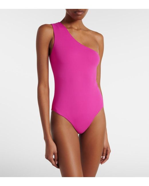 Taller Marmo Pink Yacare Swimsuit And Beach Cover-Up Set