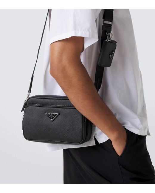 Borsa A Spalla di Prada in Black da Uomo