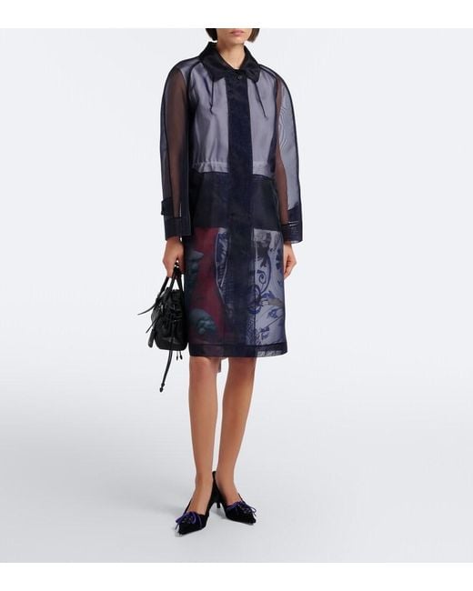 Cappotto di Prada in Blue