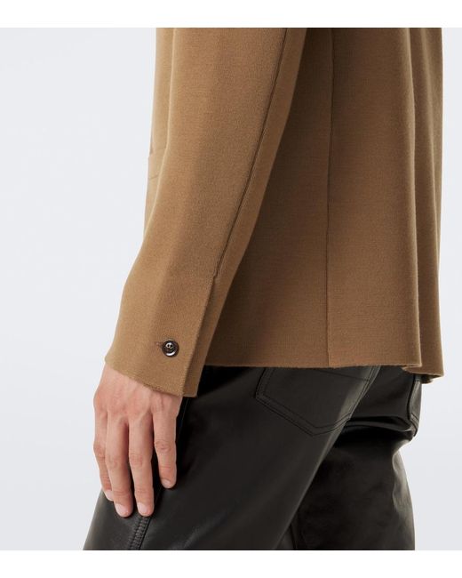 Tom Ford Brown Wool-Blend Jacket for men