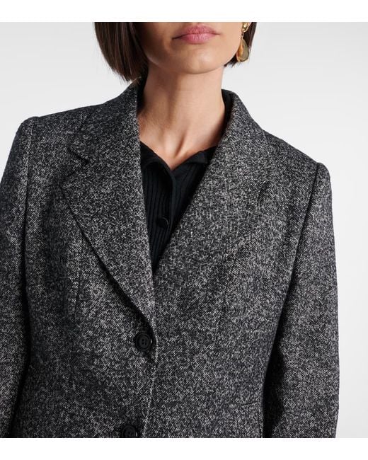 Dolce & Gabbana Black Jacke Aus Einem Wollgemisch