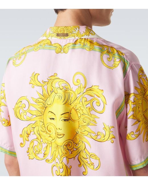 Camicia di Versace in Metallic da Uomo