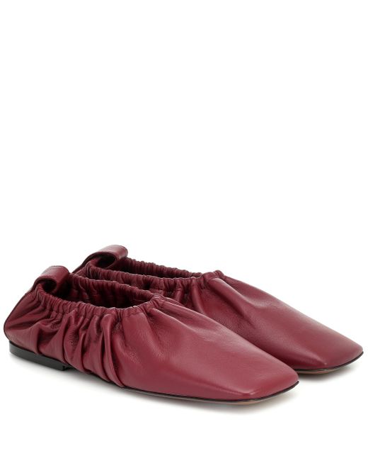 Neous Multicolor Phinia Leather Ballet Flats