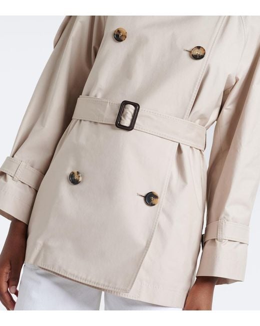 Max Mara Natural The Cube Cotton-Blend Twill Jacket