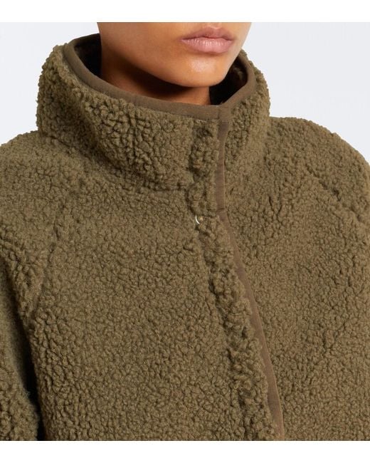 The Upside Green Harlow Teddy Sweatshirt