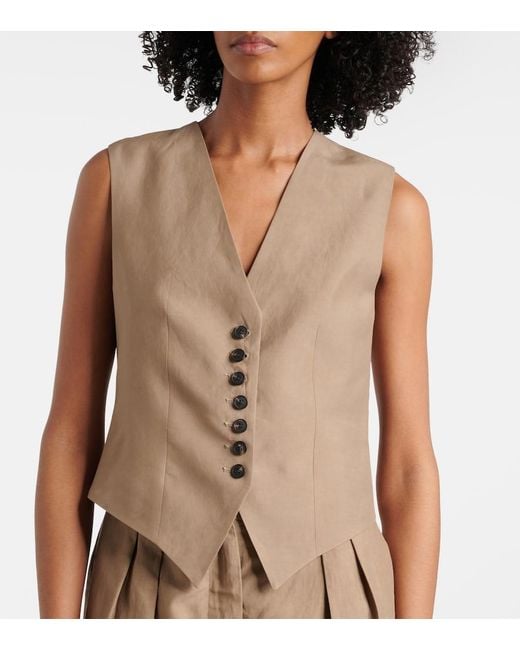 Rohe Natural Single-Breasted Vest
