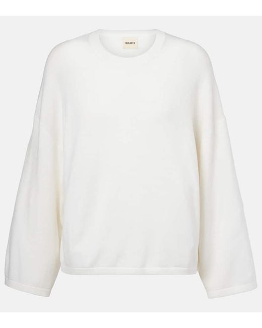 Top Darcy De Cachemir Khaite de color White