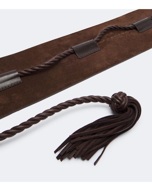 DEHANCHE Brown Sedona Suede Corset Belt