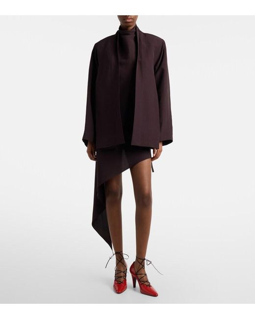 Alaïa Black Poplin Jacket