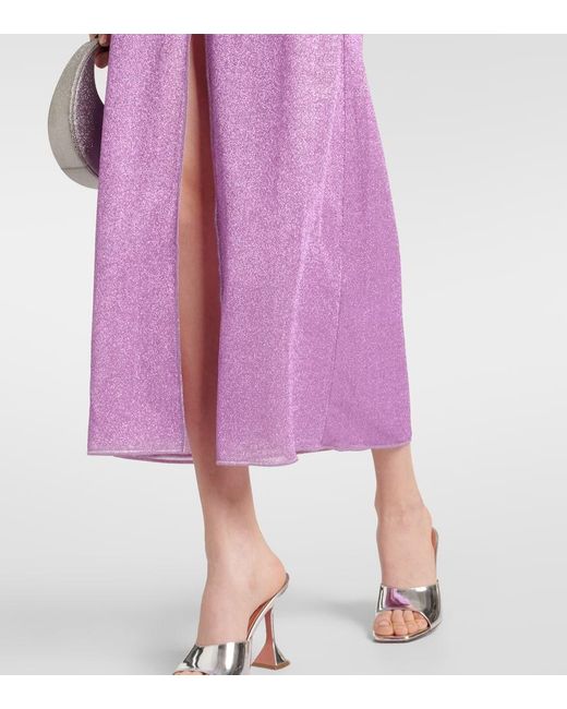 Vestido largo Lumiere Oseree de color Purple