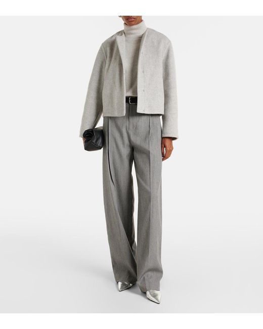Vince Gray Wool-Blend Jacket