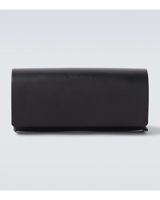 Saint Laurent Black Sl 901 Howl Oversized Sunglasses for men