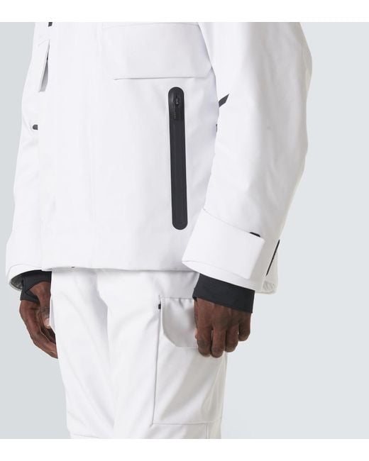 Fusalp White John Technical Twill Ski Jacket for men