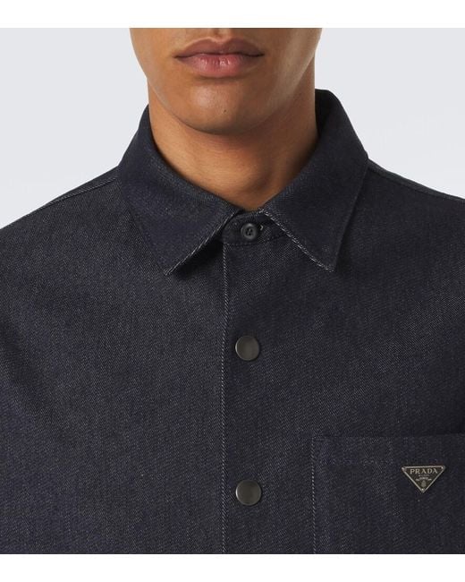 Camicia di Prada in Black da Uomo